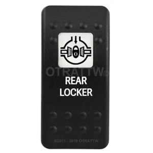 OTRATTW Carling Technologies Contura II Rocker Switch, REAR LOCKER, WHITE LENS - Foto 1 di 6