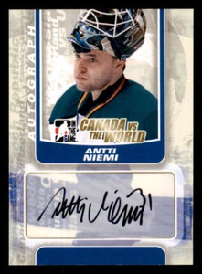2011-12 ITG Canada vs The World AUTO #AAN Antti Niemi - Picture 1 of 2