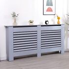 Radiator Cover White Traditional MDF Wood Grill Shelf Cabinet Modern Furniture