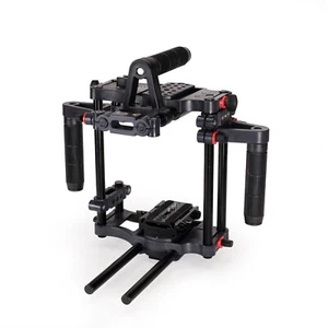 Filmcity Power Cage for DSLR Or Mirrorless Cameras w Top Handle & Handgrips - Picture 1 of 10