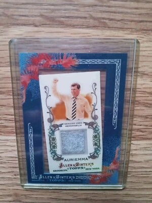GENO AURIEMMA 2011 ALLEN & GINTER FRAMED MINI GAME WORN RELIC UCONN HUSKIES MINT - Image 1 of 2