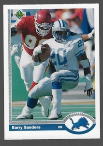BARRY SANDERS 1991 Upper Deck # 500 NFL HOF - Picture 1 of 2