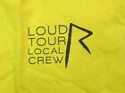 Local Crew T-Shirt Rihanna 2011 Loud Tour Extra Large Yellow XL B