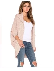 Suéter cárdigan con capucha FREE PEOPLE Coco Cocoon - Imagen 1 de 5