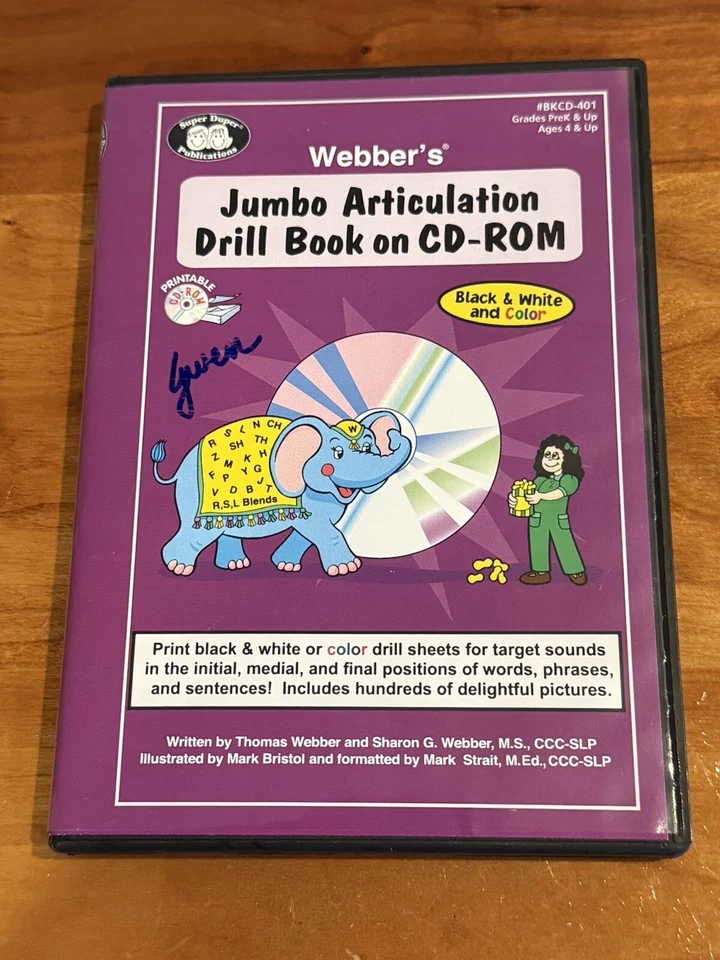 Super Duper Webber Jumbo Artic Drill Book on CD ROM New Excellent Mint Condition - Image 1 of 4