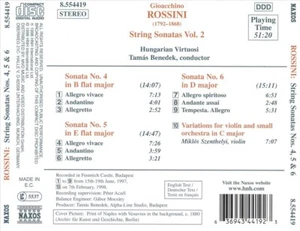 ROSSINI: STREICHSONATEN NOS. 4, 5 UND 6 NEUE CDs - Bild 1 von 1