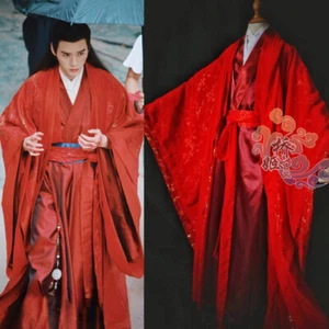 Chinese Tradition Hanfu Men Women Dress Wen KeXing Ancient Costume Cosplay Dress - Picture 1 of 9