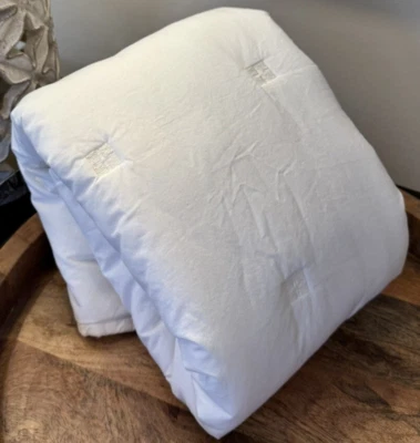 Edredón West Elm Algodón Orgánico Lavado ESTÁNDAR Falsa BLANCO (Acolchado y Acolchado) Foto 1 de 4