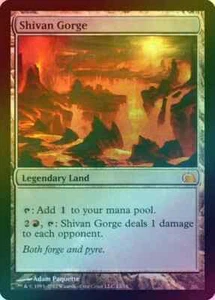 MTG Foil 1X Shivan Gorge X1 From the Vault: Realms (FTV) Magic - LP - Picture 1 of 1