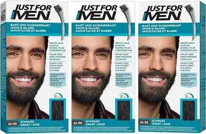 3 Pezzi Tinta Gel Per Barba e Baffi Just For Men Tintura Nero 4009630 - Foto 1 di 4