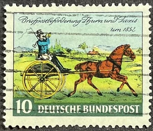 Germany, Thurn and Taxis 1st Stamp 100th Anniversary, Michel 160, Scott 692 Used - Picture 1 of 2