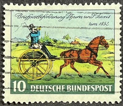 Germany, Thurn and Taxis 1st Stamp 100th Anniversary, Michel 160, Scott 692 Used - Image 1 of 2