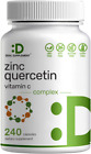 Quercetin 500mg w/ Zinc Complex & Vitamin C Ultimate Immune Support 240 Capsule