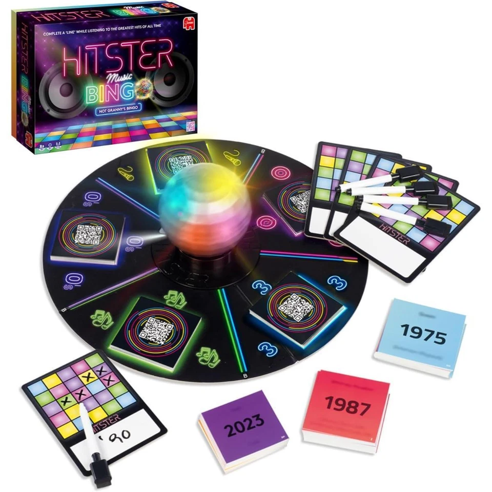 Jumbo Games Hitster Music Bingo Game - Image 1 of 4