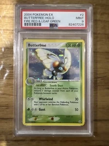 Pokemon Ex Fire Red & Leaf Green Butterfree Holo PSA 9 MINT #2 - PSA 9 Swirl - Picture 1 of 2