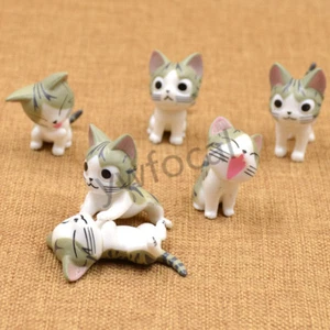 6pcs Anime Chi's Sweet Home Figure Cat Doll Cute Plastic Home Decoration Gift - Picture 1 of 5