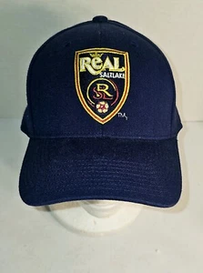 REAL SALT LAKE Adidas MLS Flex Fit Cap in Blue, Excellent Condition - Picture 1 of 10