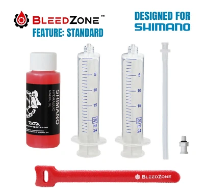 BLEEDZONE Bleed Kit for Shimano Hydraulic MTB Brakes with Mineral Oil - Pick Your Kit!