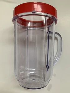 Magic Bullet Blender Party Mug Cup W/Lip Ring & Handle Replacement Part - NEW - Picture 1 of 2