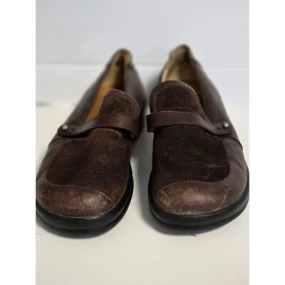 Footprints Leather Loafers Comfort Shoes Suede Accents Clogs Size 39(8.5/9) - Image 1 of 4