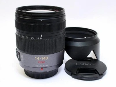 Panasonic Lumix G Vario HD 14-140mm F4-5.8 ASPH. Mega O.I.S. Zoom Lens Japan F/S - Image 1 of 3