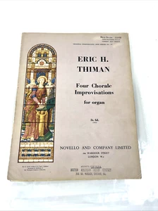 Four Chorale Improvisations for Organ by Eric H. Thiman - Picture 1 of 4