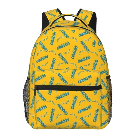 San Diego Chargers Casual Backpack Lightweight Student Backpack Travel Bags Cover