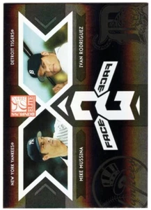 Ivan Rodriguez and Mike Mussina 2005 Donruss Elite #FF-4 /500 Face 2 Face Black - Picture 1 of 2