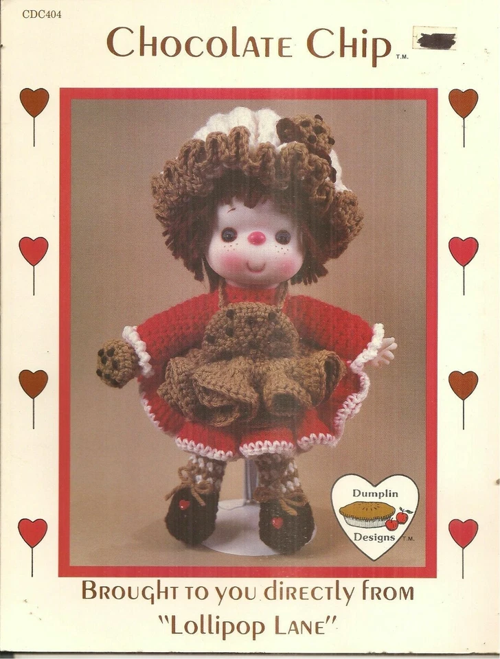 Chocolate Chip doll Crochet Instruction Booklet - Image 1 of 1