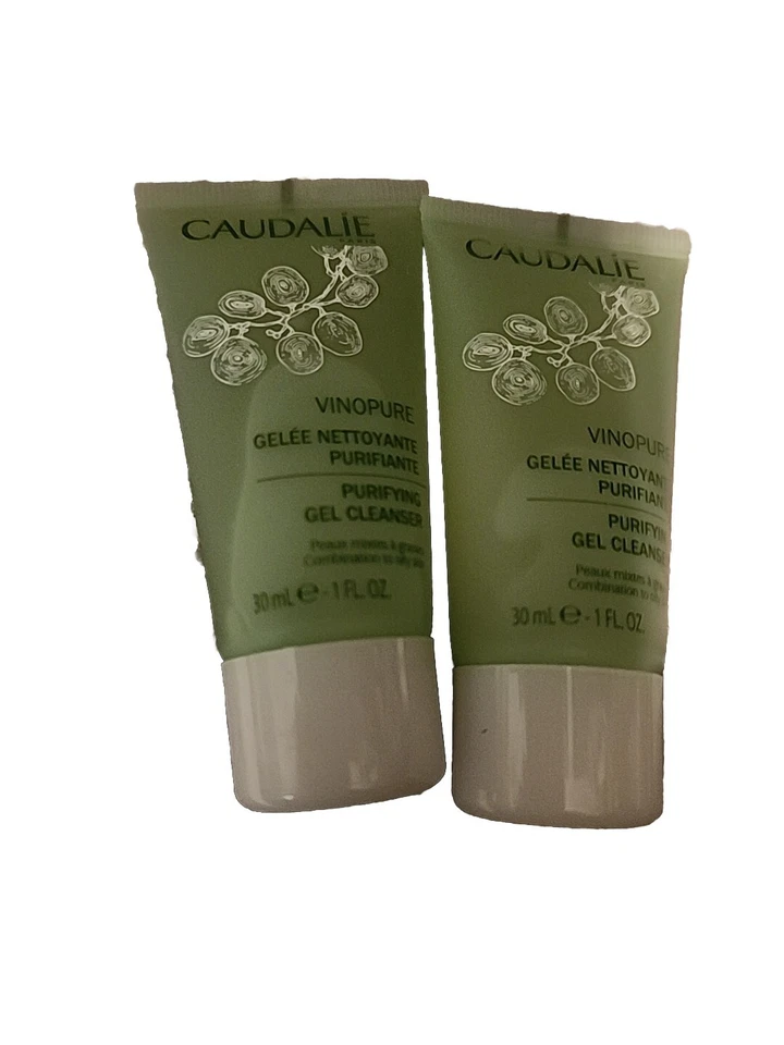 Caudalie - Gel Limpiador Purificante Vinopure - Tamaño de viaje 1 oz/30 ml - NUEVO x 2  Foto 1 de 1