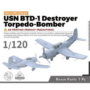 Yao's Studio LYR242 1/120 Military Model Kit USN BTD-1 Destroyer Torpedo-Bomber - Bild 1 von 4