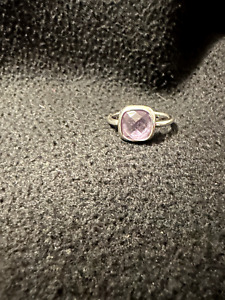 JAMES AVERY AMETHYST ISABELLA SQUARE PURPLE RARE RETIRED RING 