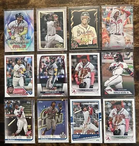 ⚾️Ronald Acuna Jr. 12-CARD LOT (2019-2023) including inserts, Atlanta Braves - Picture 1 of 2