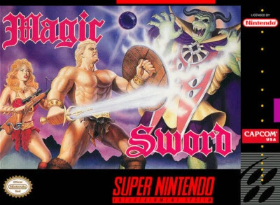 Magic Sword (Super Nintendo SNES) Cartridge Only Clean Tested and Working - Image 1 of 2