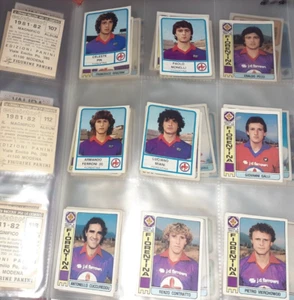 LOTTO FIGURINE CALCIATORI PANINI SQUADRA FIORENTINA 1981 82 1983 84 GALLI,PECCI, - Imagen 1 de 5