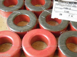 T184-2 Micrometal Toroid Red 1.84"  Dia Ham Radio - Picture 1 of 1