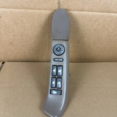 95-99 CHEVY Silverado TAHOE SUBURBAN GMC YUKON Driver Master Power Switch beige - Image 1 of 4