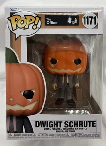 Funko POP! The Office Dwight Schrute (Pumpkin) 3.75" Vinyl Figure (#1171) Bent - Picture 1 of 6
