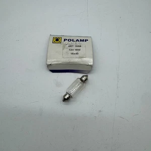POLAMP - LAMPADINA ALOGENA 12V 15W - 2056 - 15X43 -  FM-551 - Picture 1 of 4