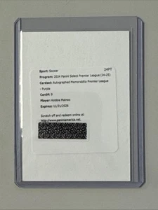 2024-25 Panini Select Premier League Kobbie Mainoo Purple Relic Auto /199 - Picture 1 of 1