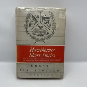 Nathaniel Hawthorne’s Short Stories 1962 Great Illustrated Classics HC/DJ - Rare - Picture 1 of 18
