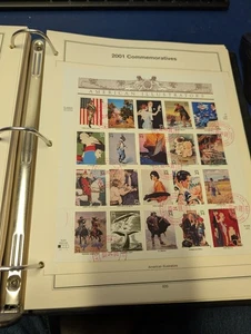 US 1996-2004 COLLECTION OF over 1000 different STAMPs Mystic binder High value - Picture 1 of 8