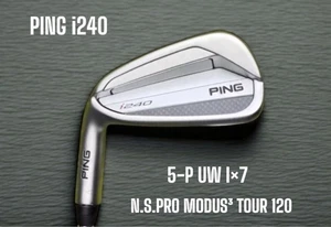 PING i240 2025 Lefty Iron Set 5-9,W,U / MODUS3 TOUR 120 S - Picture 1 of 2