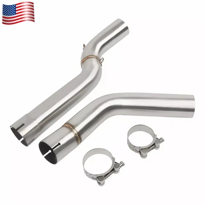 2004 2005 2006 2007 Para Honda CBR1000RR Silenciador de Escape Link Médio com Sliencer - Imagem 1 de 4