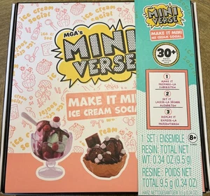 MGA's Miniverse Make It Mini Food/Ice Cream Social BRANDNEU - Bild 1 von 1
