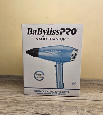 BaByliss Pro Nano Titanium Compact Folding Ionic Dryer Brand New! - Image 1 of 4