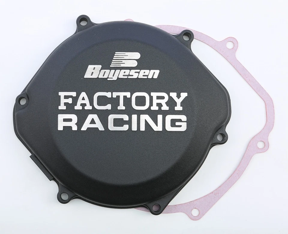 Cubierta de embrague Boyesen Factory negra para HONDA CR250R CR500R 1987-2001 Foto 1 de 1