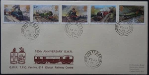 Famous trains G.W.R. T.P.O. Didcot Oxon FDC with Midland TPO South SHS - Picture 1 of 1