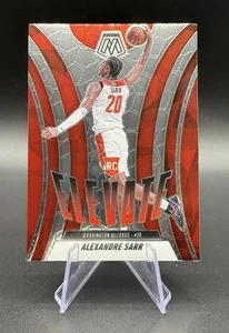 2024-25 Panini Mosaic Alexandre Sarr Elevate RC Mosaic Prizm Rookie #7 Wizards - Foto 1 di 2