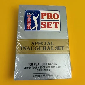 1990 Pro Set PGA Tour - 100 Card Special Inaugural Sealed Factory Set - NOS - Picture 1 of 5